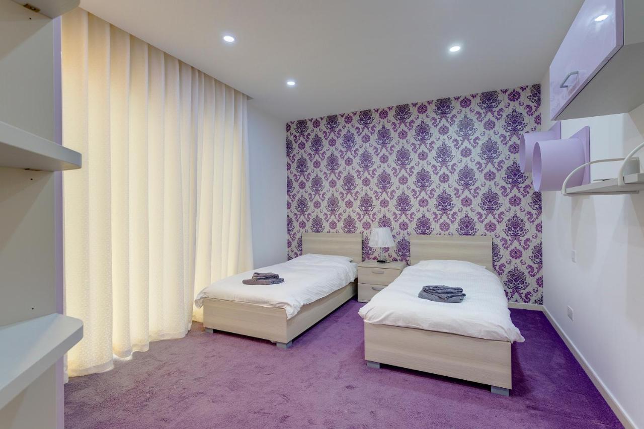 Luxury Apt W/ Side Seaviews And Pool, Top Location Sliema Exterior foto